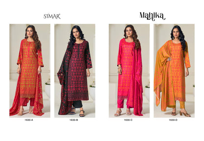 Mahika Simar Viscose Pashmina Suits Wholesale Price