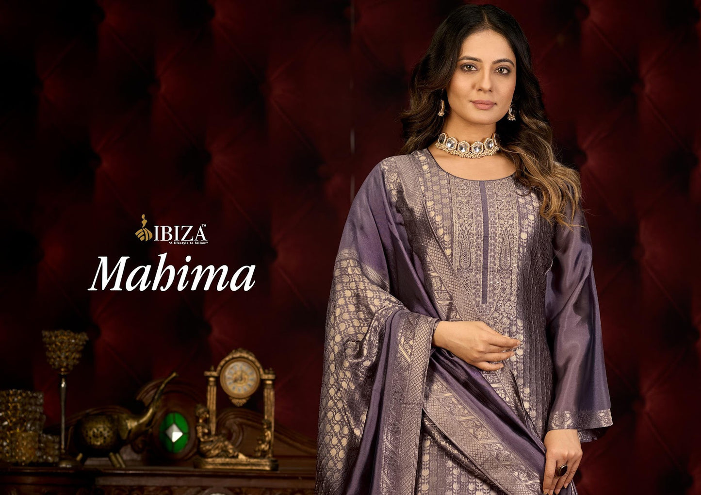 Mahima Ibiza Banglori Silk Pant Style Suits Wholesaler Gujarat