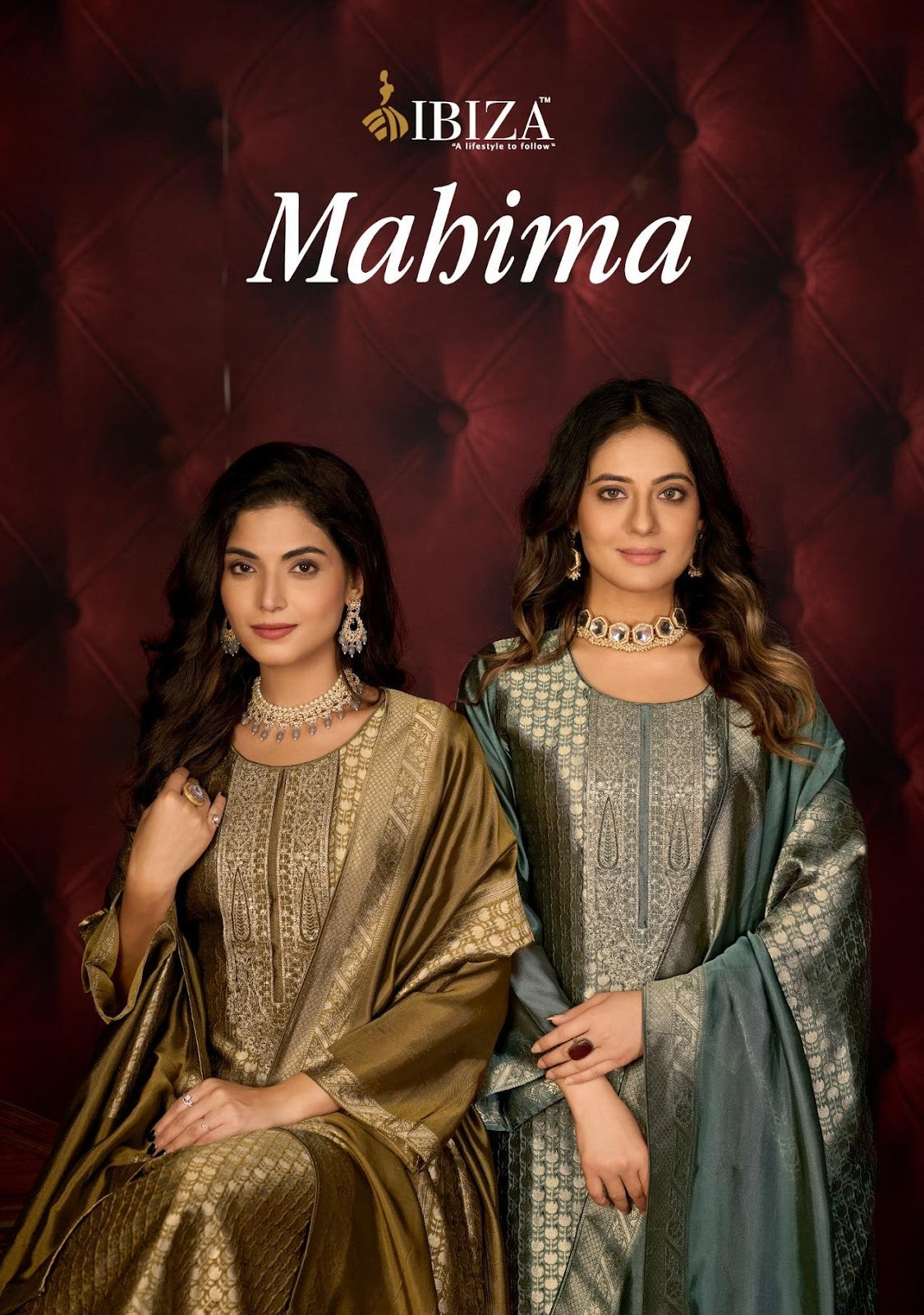 Mahima Ibiza Banglori Silk Pant Style Suits Wholesaler Gujarat