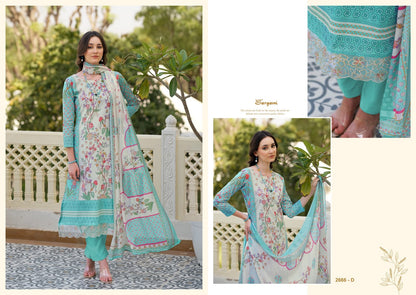 Mahima Sargam Prints Cambric Pant Style Suits Wholesale