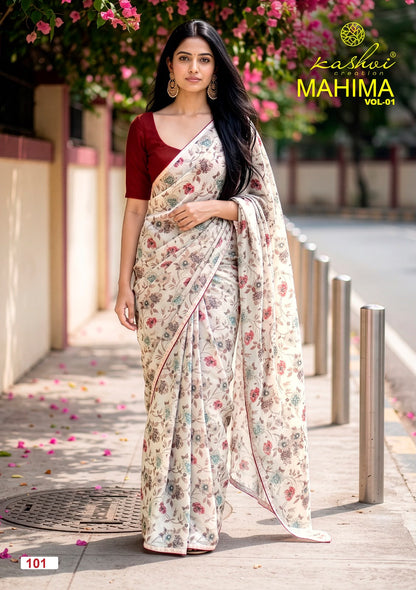 Mahima Vol 1 Kashvi Creation Sarees Manufacturer Ahmedabad
