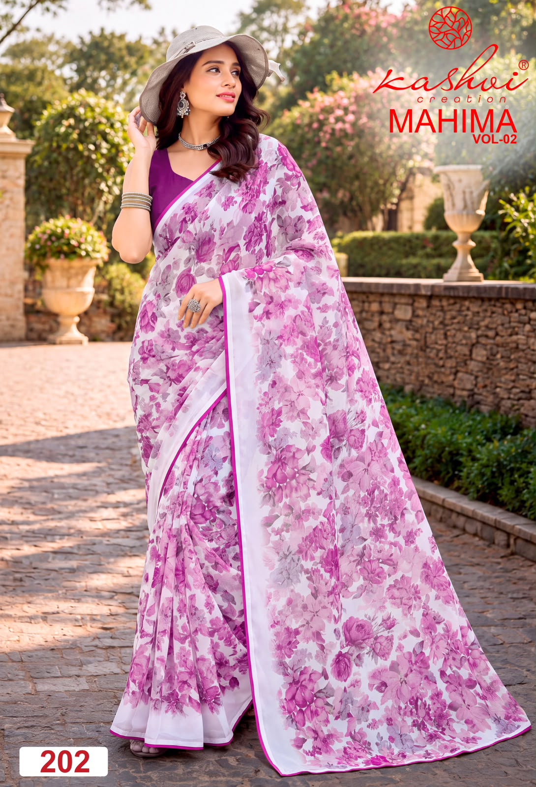 Mahima Vol 2 Kashvi Creation Georgette Sarees Exporter