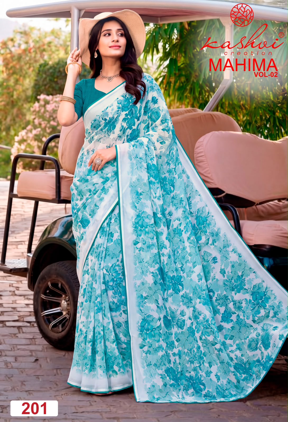 Mahima Vol 2 Kashvi Creation Georgette Sarees Exporter