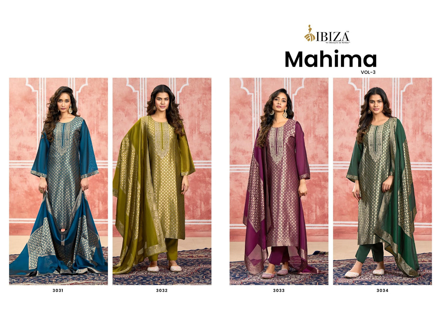 Mahima Vol 3 Ibiza Banglori Silk Pant Style Suits Manufacturer Ahmedabad