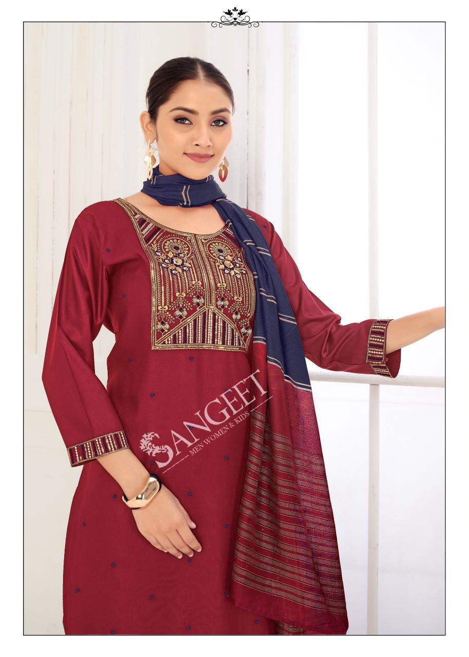 Mahira 3 Sangeet Viscose Rayon Readymade Pant Style Suits Wholesale Price