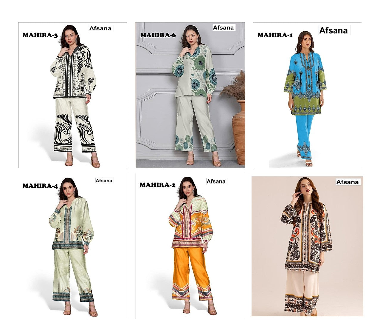 Mahira Afsana Viscose Co Ord Set Wholesale Price