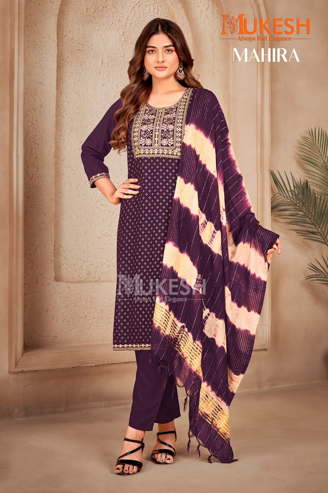 Mahira Banwery Rayon 14Kg Readymade Pant Style Suits Wholesale Price