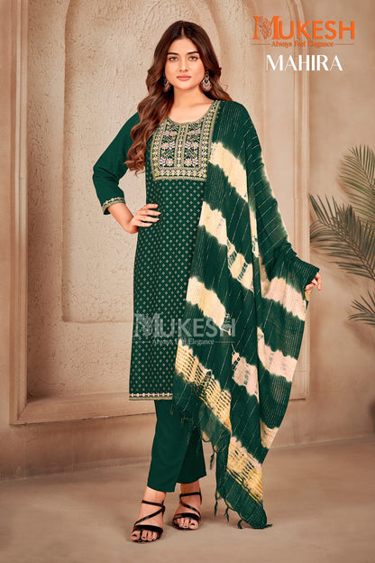 Mahira Banwery Rayon 14Kg Readymade Pant Style Suits Wholesale Price