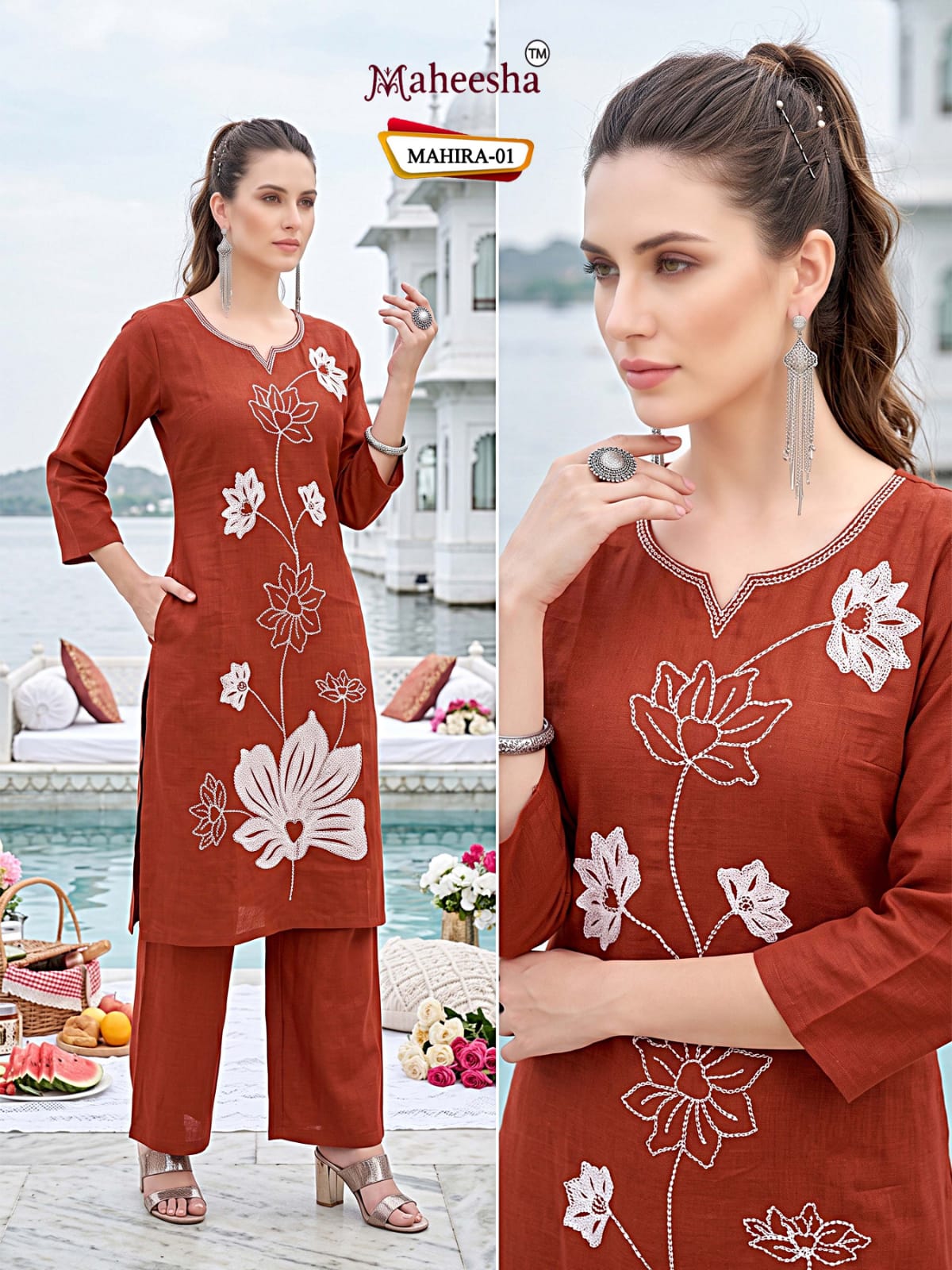 Mahira Maheesha Wrinkle Co Ord Set Manufacturer Gujarat