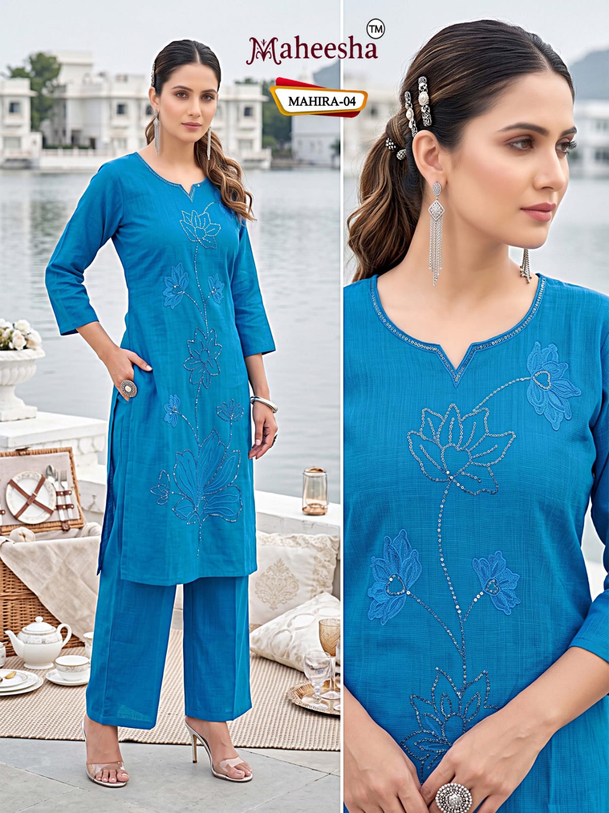 Mahira Maheesha Wrinkle Co Ord Set Manufacturer Gujarat