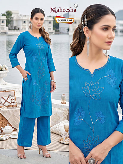 Mahira Maheesha Wrinkle Co Ord Set Manufacturer Gujarat