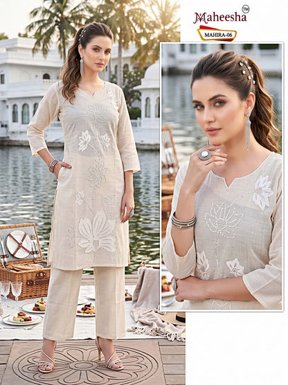 Mahira Maheesha Wrinkle Co Ord Set Manufacturer Gujarat