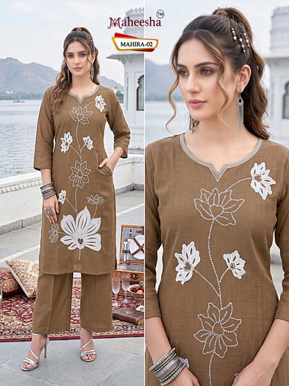 Mahira Maheesha Wrinkle Co Ord Set Manufacturer Gujarat