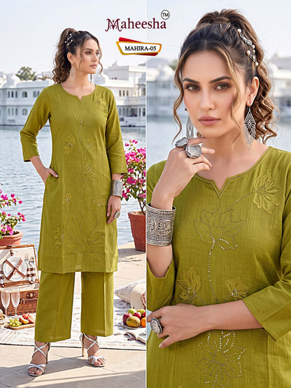 Mahira Maheesha Wrinkle Co Ord Set Manufacturer Gujarat