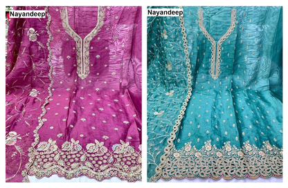 Mahira Nayandeep Silk Salwar Suits Supplier