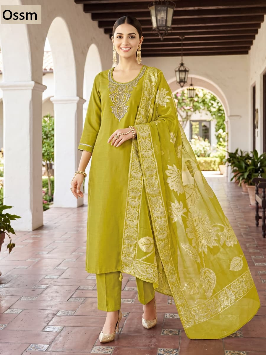 Mahira Ossm Viscose Readymade Pant Style Suits Wholesaler India