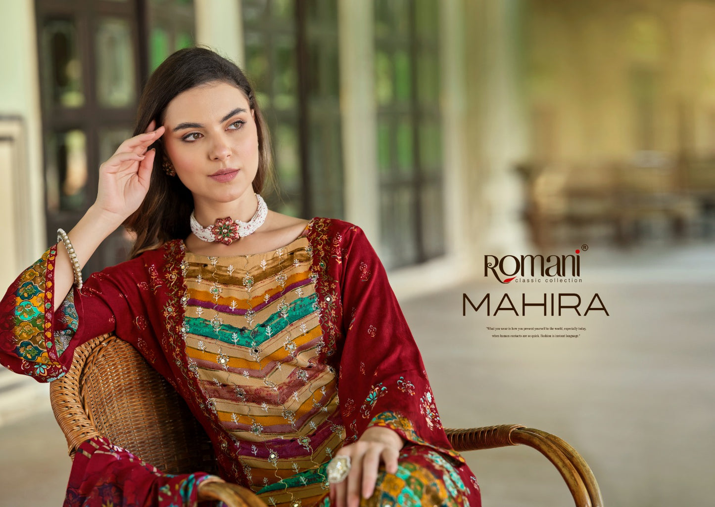 Mahira Romani Soft Cotton Karachi Salwar Suits Wholesale Price