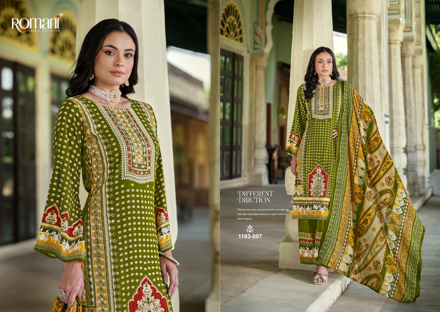 Mahira Romani Soft Cotton Karachi Salwar Suits Wholesale Price