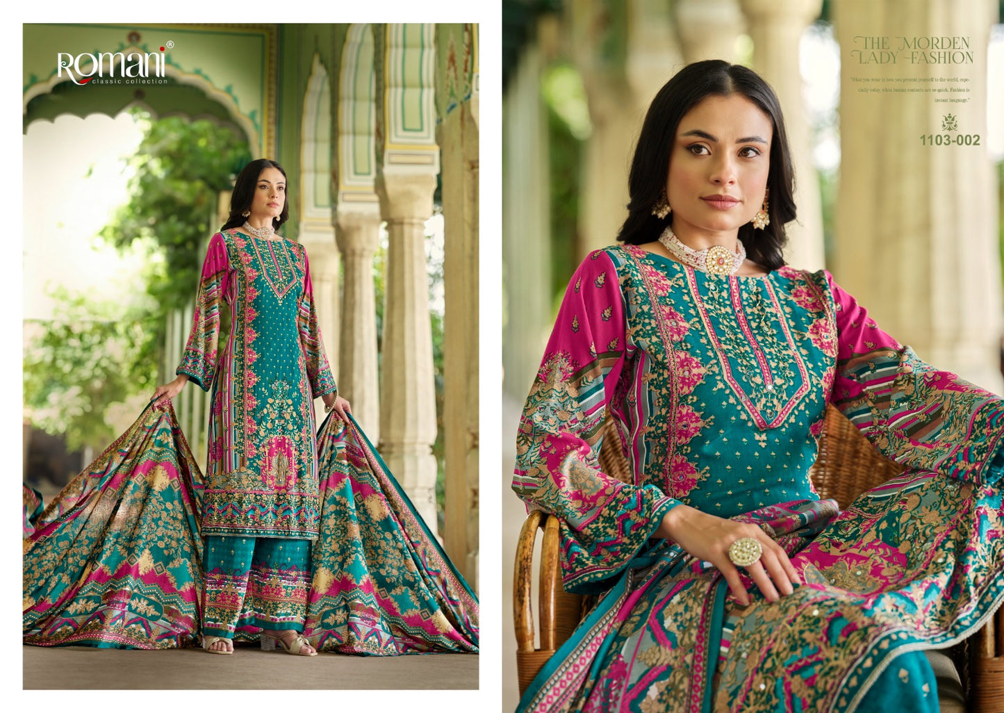 Mahira Romani Soft Cotton Karachi Salwar Suits Wholesale Price