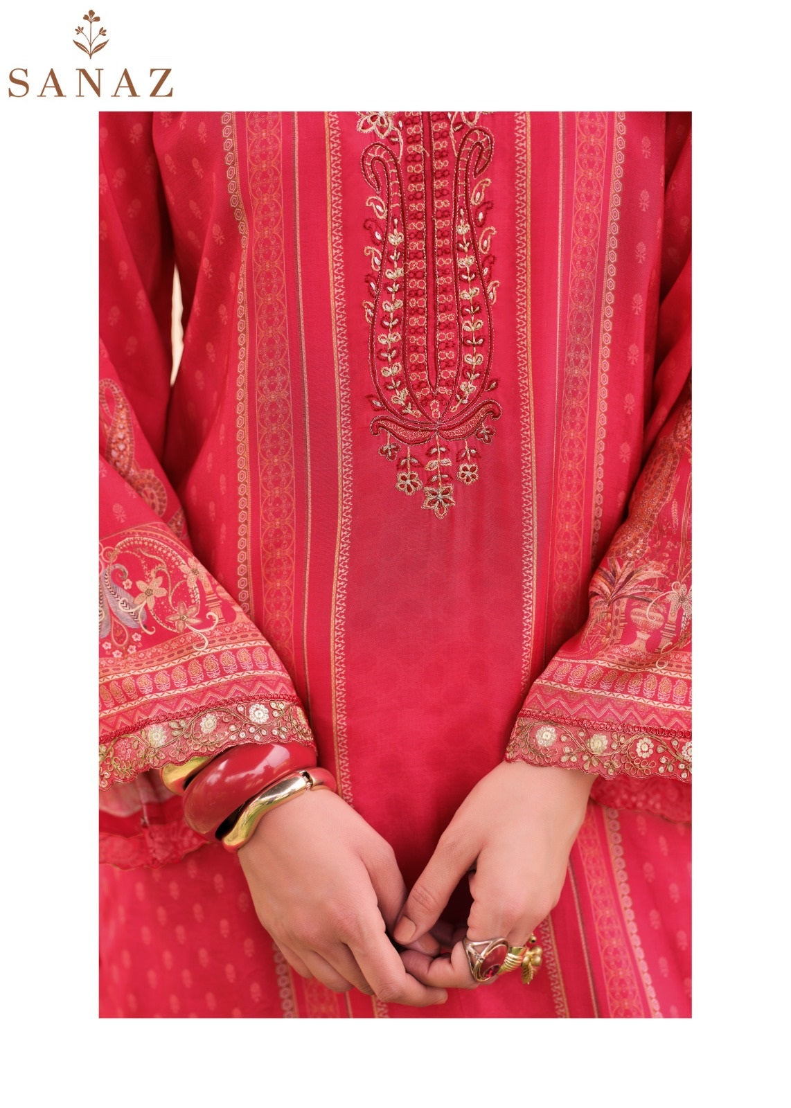 Mahira Sanaz Viscose Muslin Pant Style Suits Wholesaler India