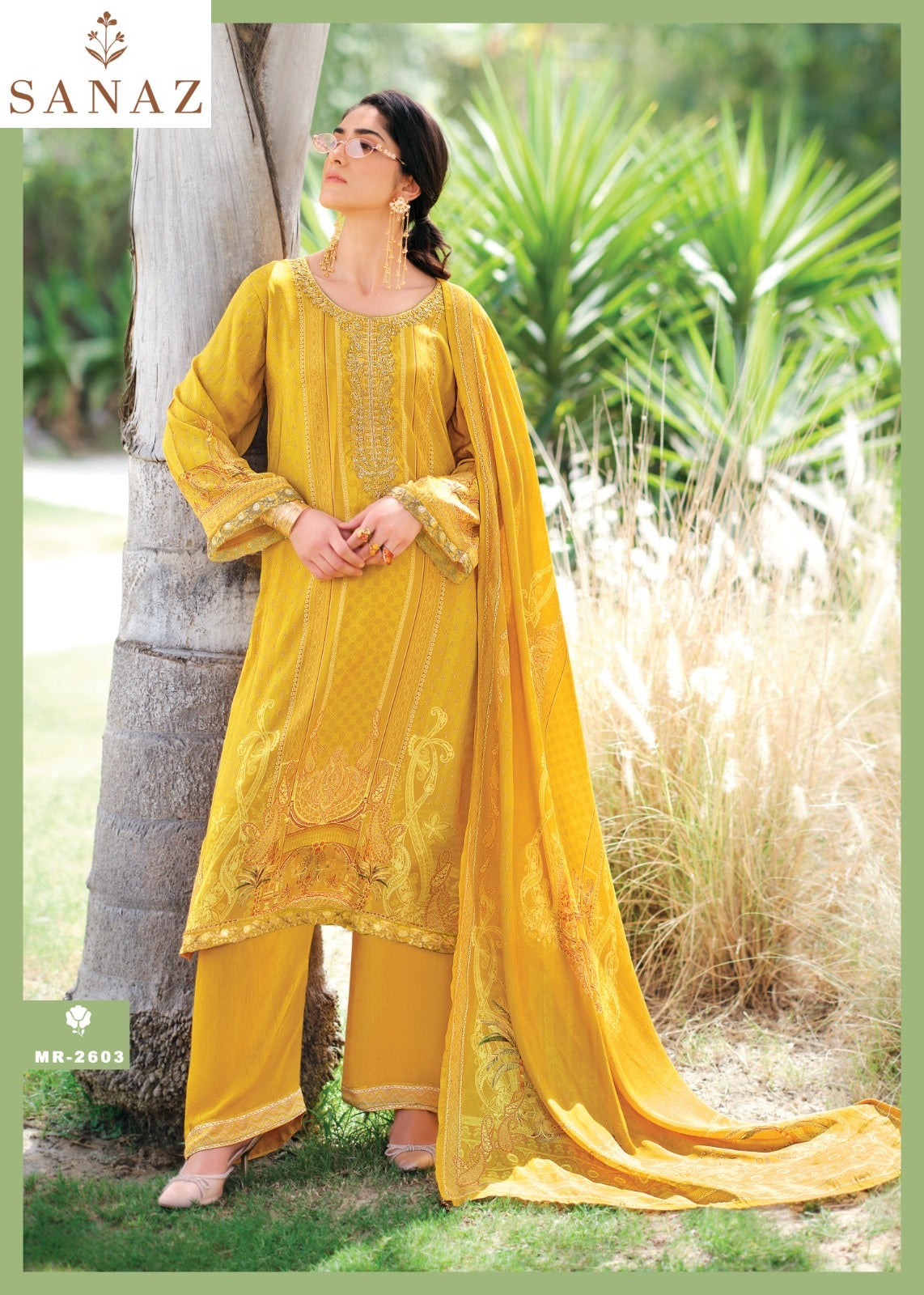 Mahira Sanaz Viscose Muslin Pant Style Suits Wholesaler India