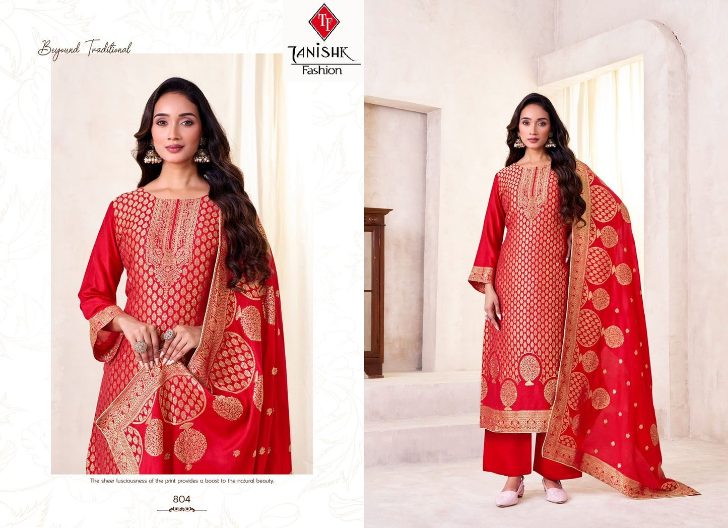 Mahira Tanishk Fashion Pure Viscose Plazzo Style Suits Supplier Ahmedabad