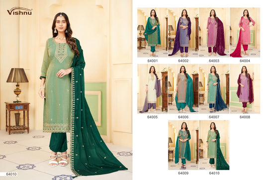 Mahira Vishnu Impex Pant Style Suits Wholesaler Ahmedabad