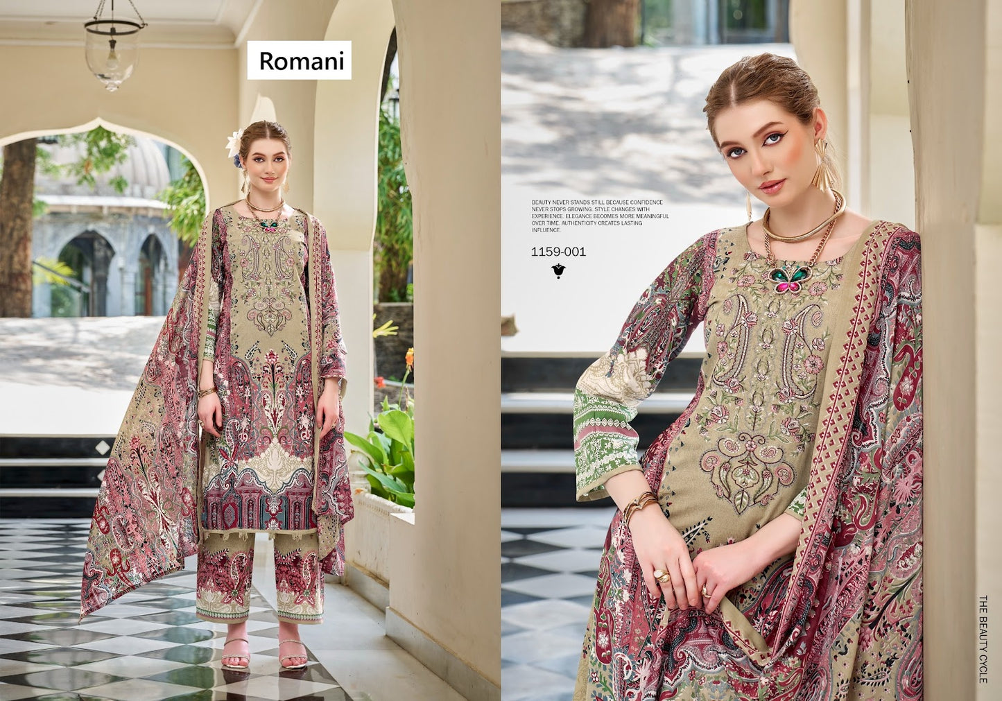 Mahira Vol 10 Romani Cotton Karachi Salwar Suits Wholesale Rate
