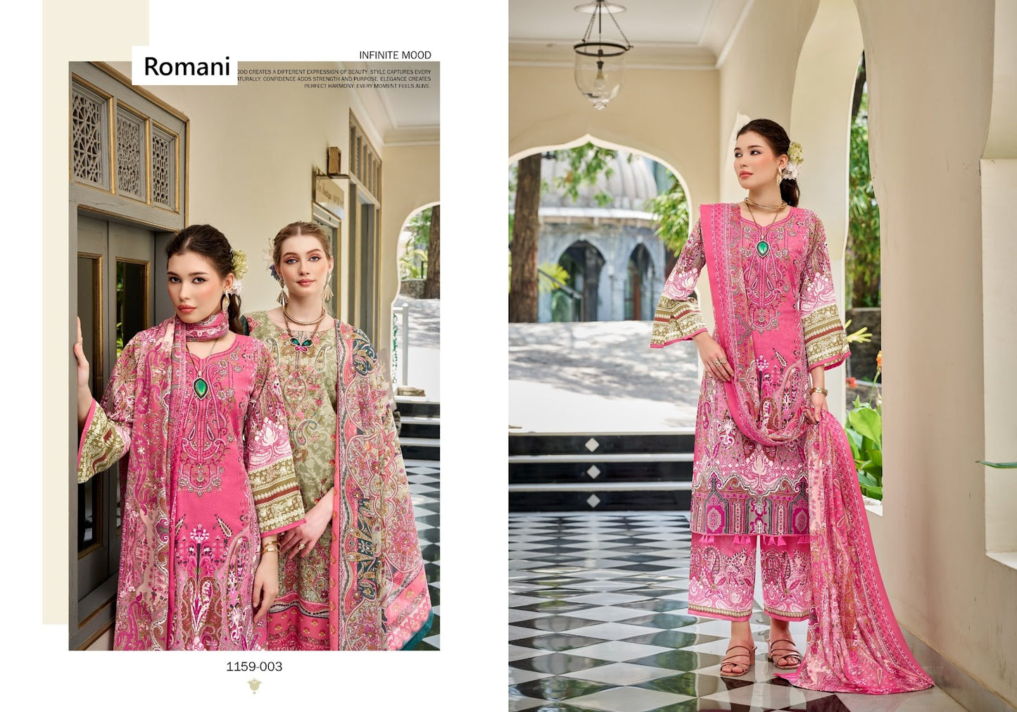 Mahira Vol 10 Romani Cotton Karachi Salwar Suits Wholesale Rate