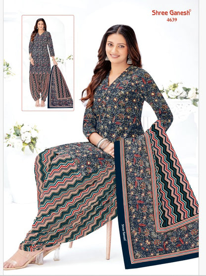 Mahira Vol 19 Patiyala Special Shree Ganesh Cotton Dress Material Wholesale Price