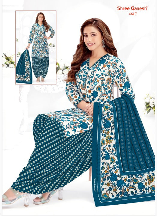 Mahira Vol 19 Patiyala Special Shree Ganesh Cotton Dress Material Wholesale Price