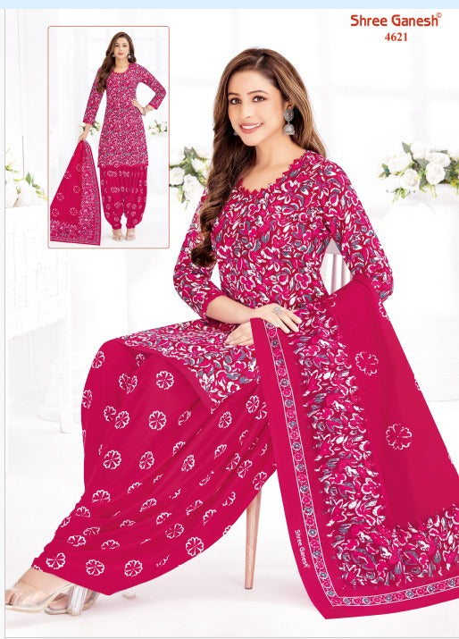 Mahira Vol 19 Patiyala Special Shree Ganesh Cotton Dress Material Wholesale Price