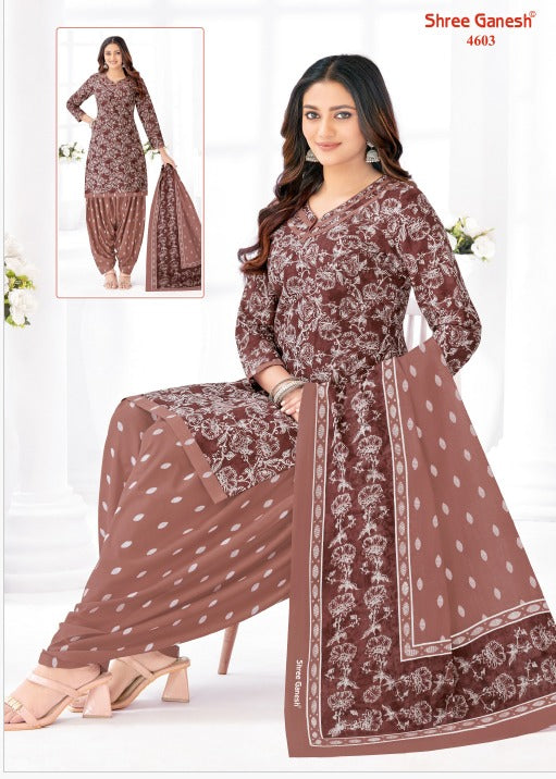 Mahira Vol 19 Patiyala Special Shree Ganesh Cotton Dress Material Wholesale Price