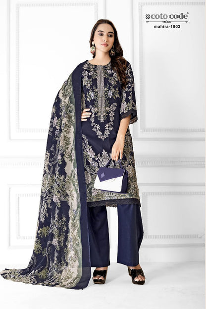 Mahira Vol 1 Coto Code Lawn Cotton Karachi Salwar Suits Wholesale