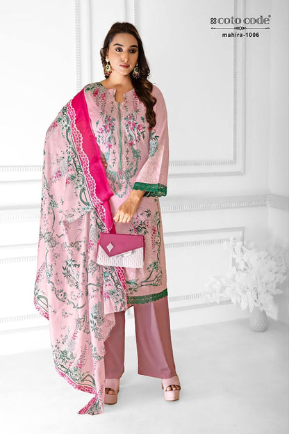 Mahira Vol 1 Coto Code Lawn Cotton Karachi Salwar Suits Wholesale
