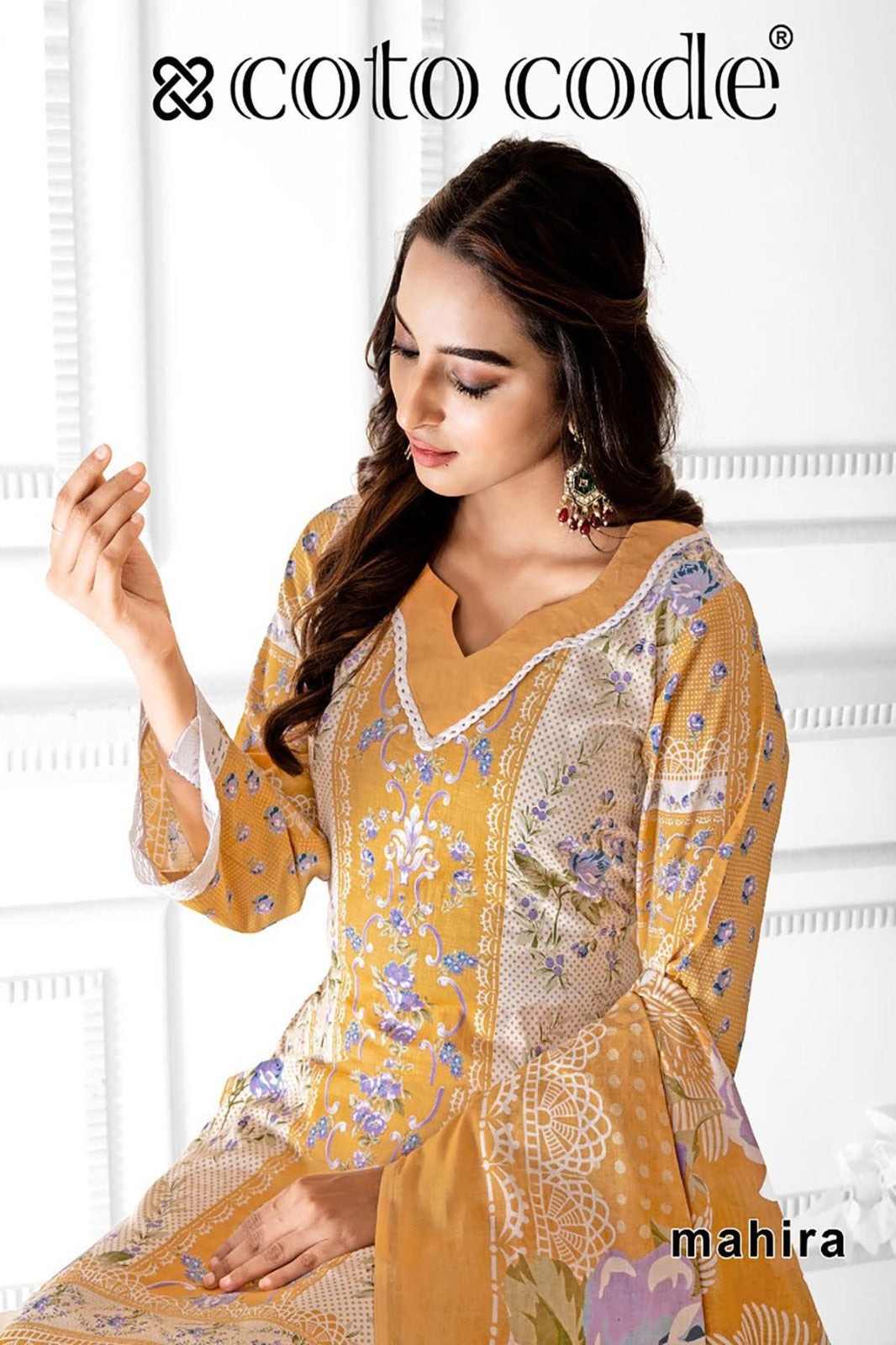 Mahira Vol 1 Coto Code Lawn Cotton Karachi Salwar Suits Wholesale