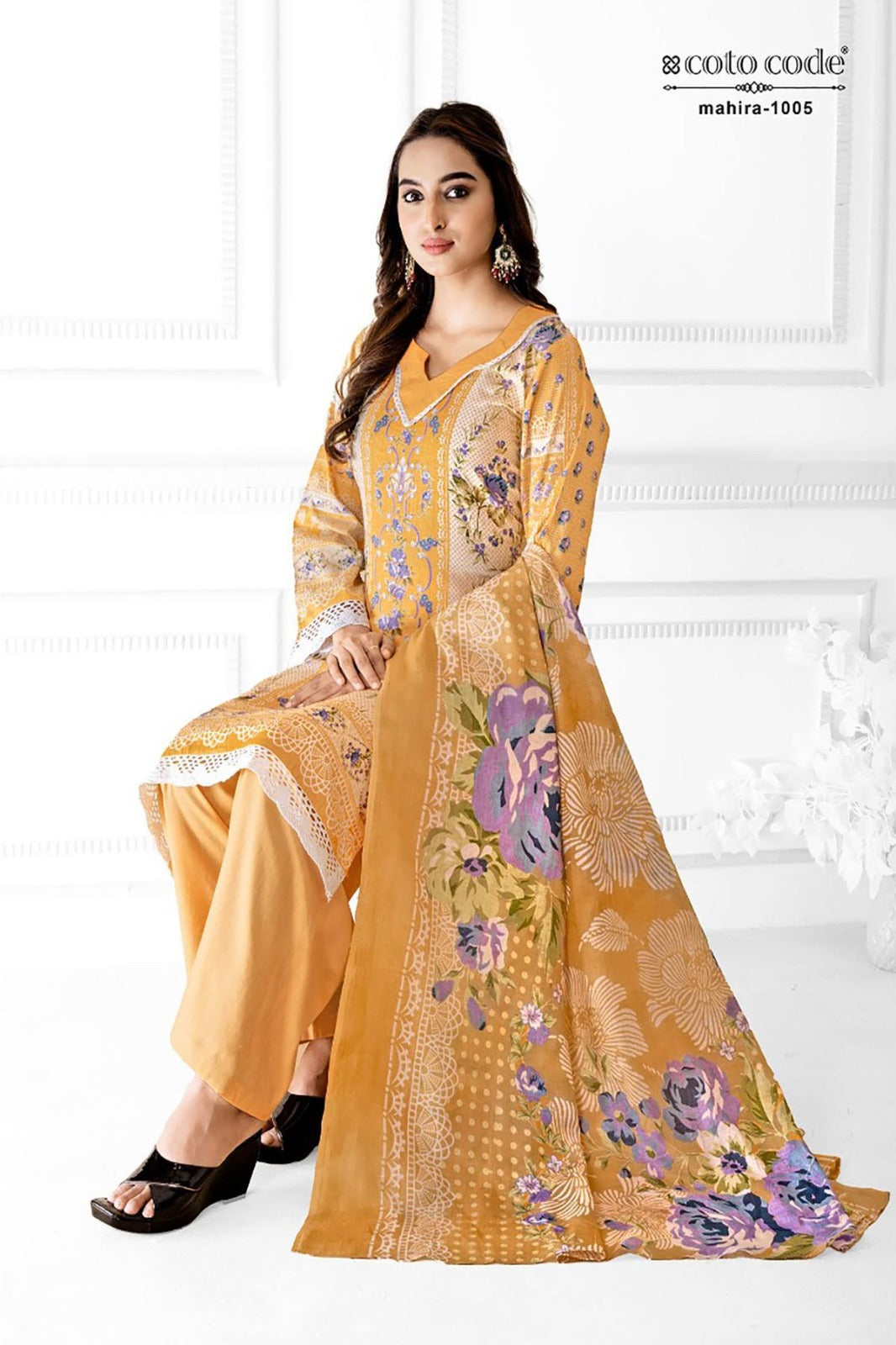 Mahira Vol 1 Coto Code Lawn Cotton Karachi Salwar Suits Wholesale