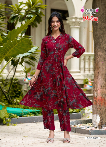 Mahira Vol 1 Mystic 9 Viscose Co Ord Set Supplier India