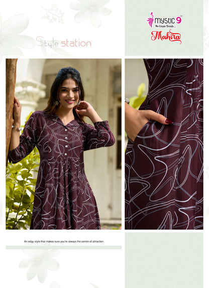 Mahira Vol 1 Mystic 9 Viscose Co Ord Set Supplier India