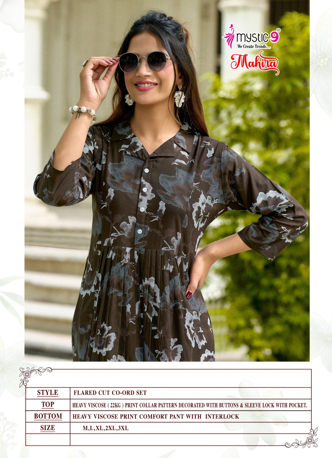Mahira Vol 1 Mystic 9 Viscose Co Ord Set Supplier India