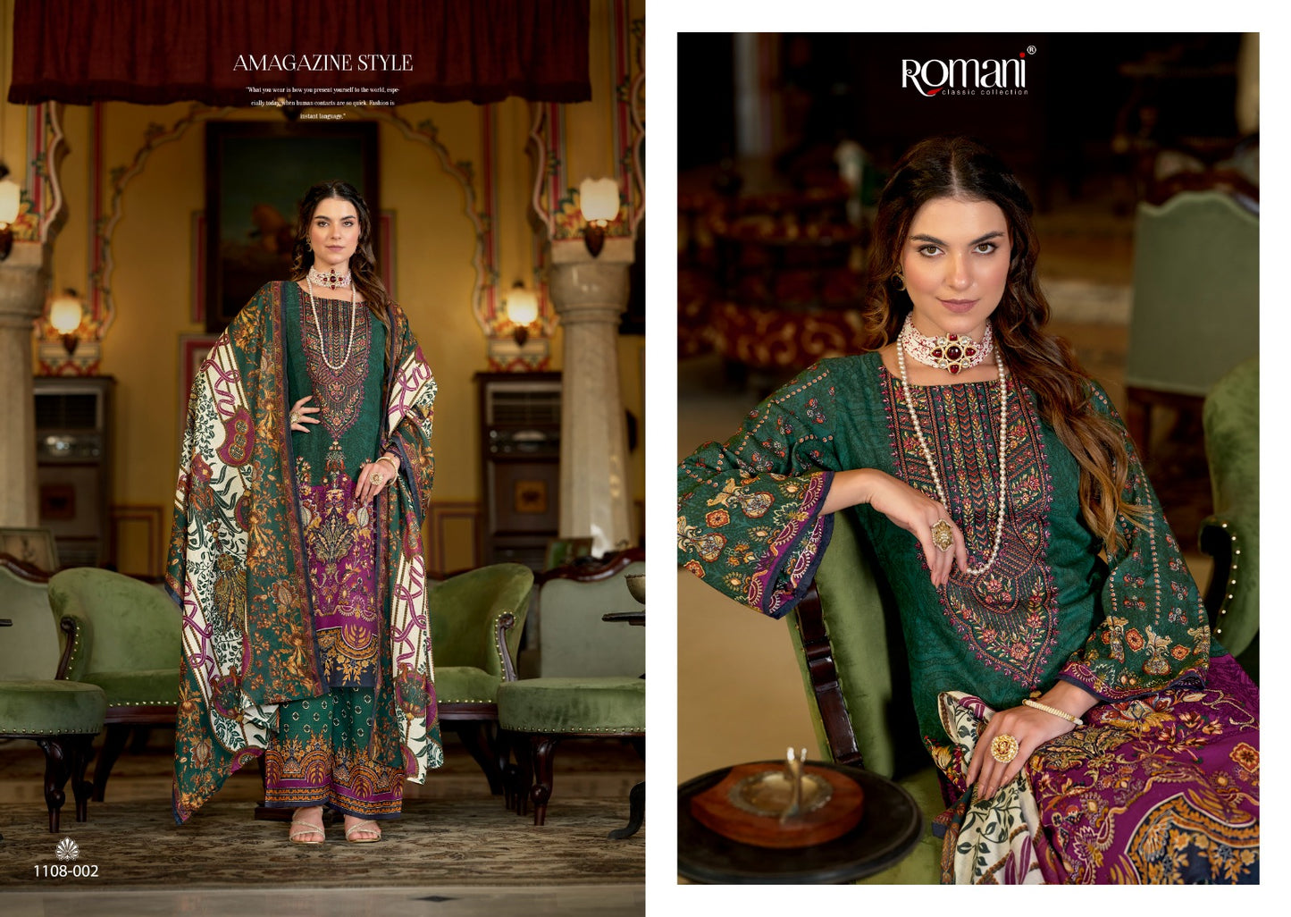 Mahira Vol 2 Romani Cotton Karachi Salwar Suits Wholesaler India