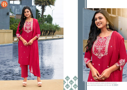 Mahira Vol 2 Sbs Chinon Silk Readymade Pant Style Suits Wholesale Rate