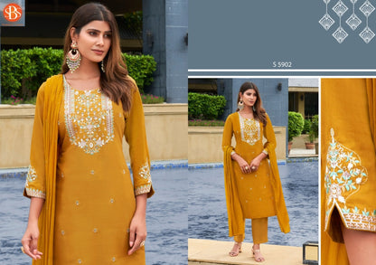 Mahira Vol 2 Sbs Chinon Silk Readymade Pant Style Suits Wholesale Rate