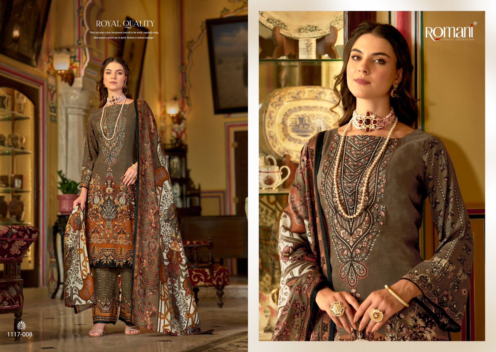 Mahira Vol 4 Romani Cotton Karachi Salwar Suits Wholesaler India