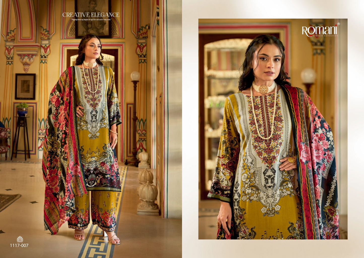 Mahira Vol 4 Romani Cotton Karachi Salwar Suits Wholesaler India
