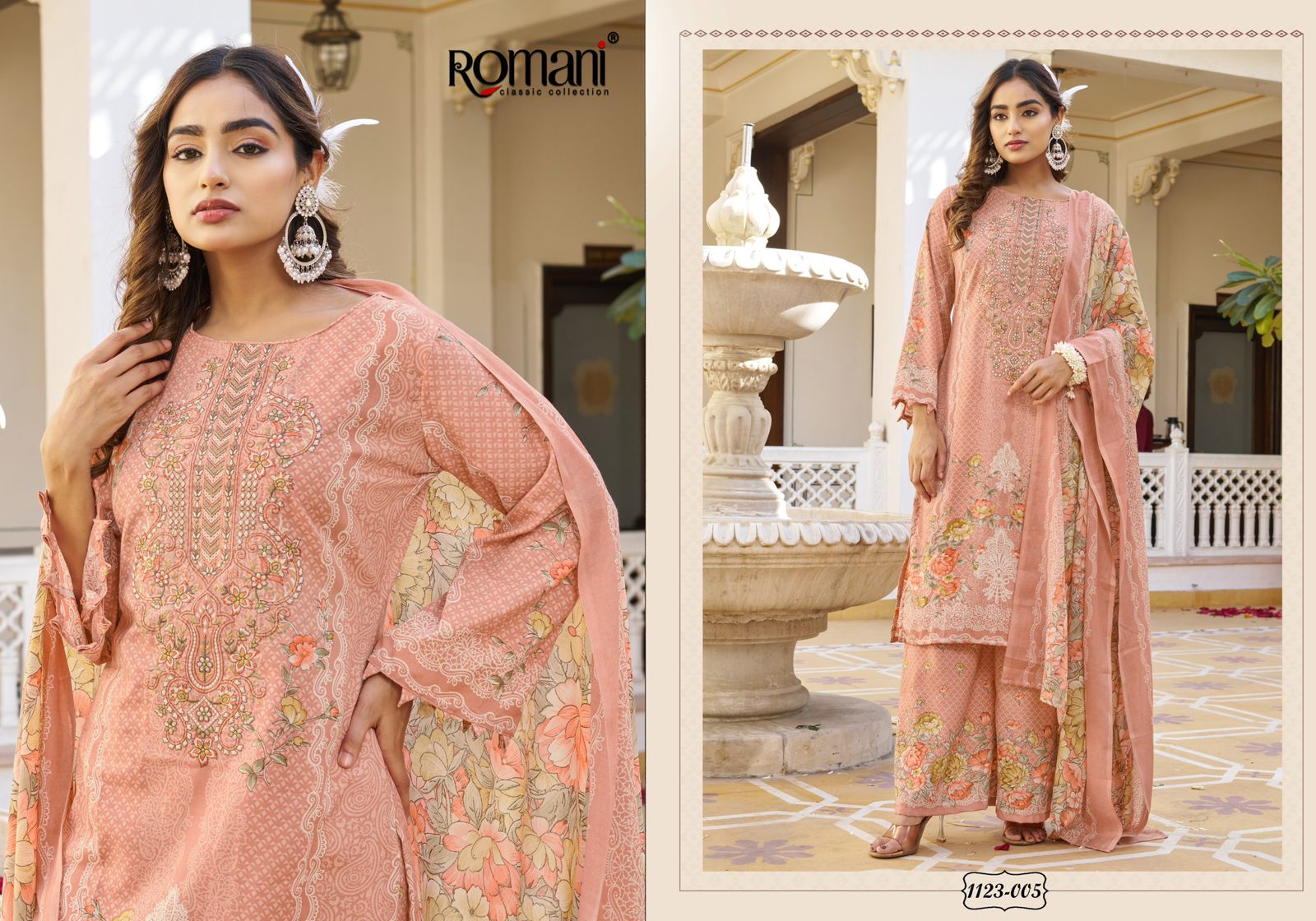 Mahira Vol 5 Romani Soft Cotton Karachi Salwar Suits Manufacturer Gujarat