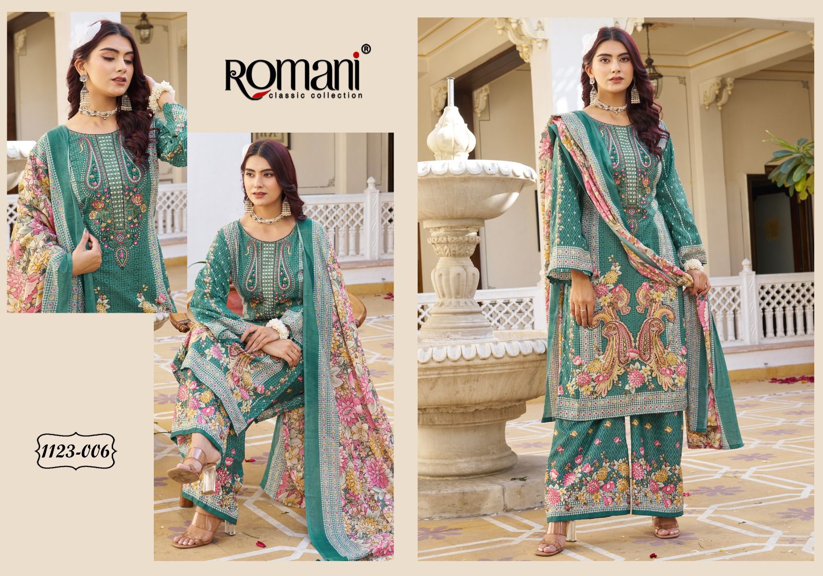 Mahira Vol 5 Romani Soft Cotton Karachi Salwar Suits Manufacturer Gujarat