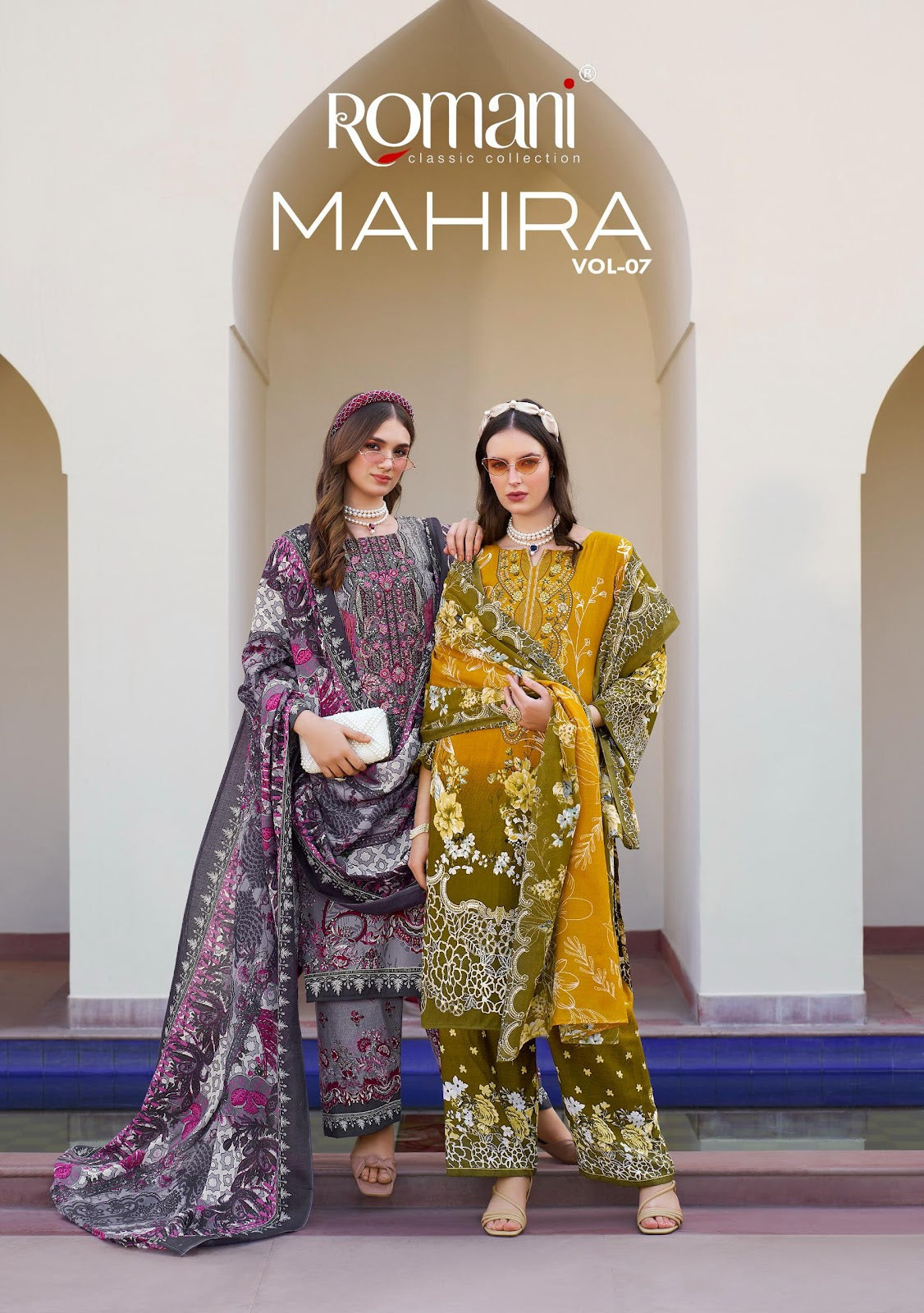 Mahira Vol 7 Romani Soft Cotton Karachi Salwar Suits Wholesaler Gujarat