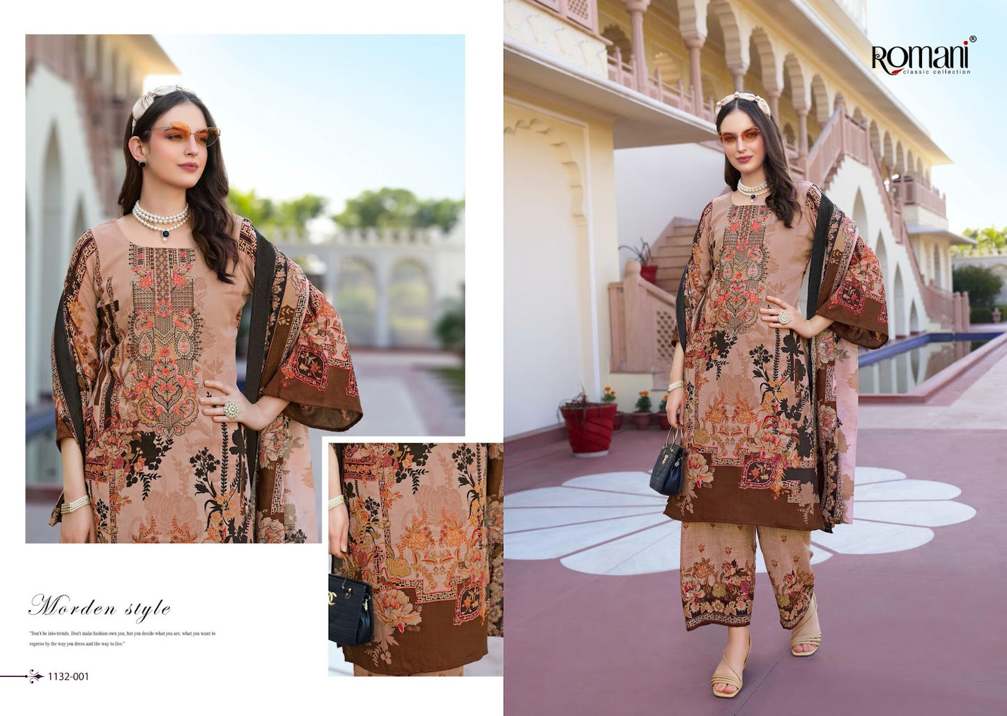 Mahira Vol 7 Romani Soft Cotton Karachi Salwar Suits Wholesaler Gujarat