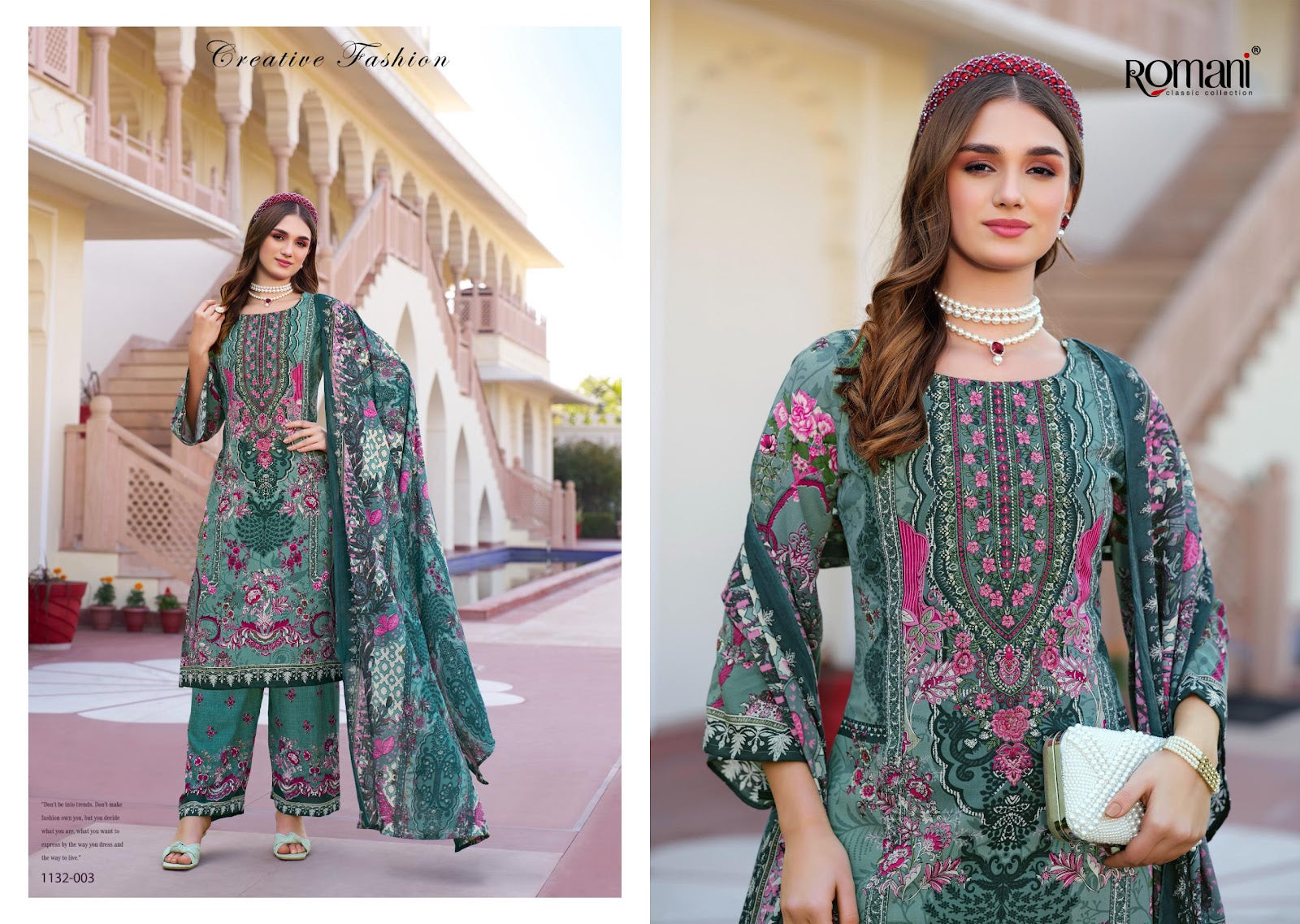 Mahira Vol 7 Romani Soft Cotton Karachi Salwar Suits Wholesaler Gujarat
